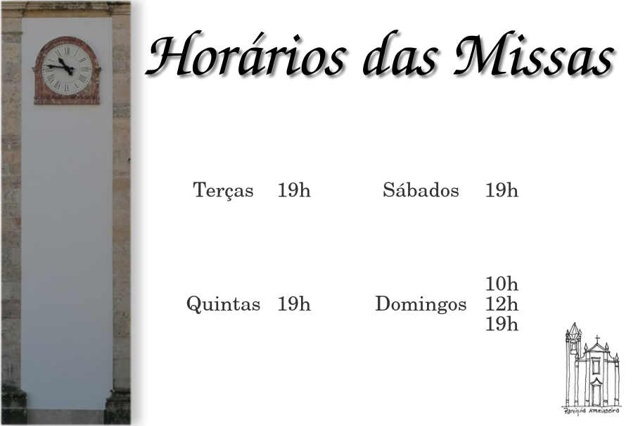 Horários das missas